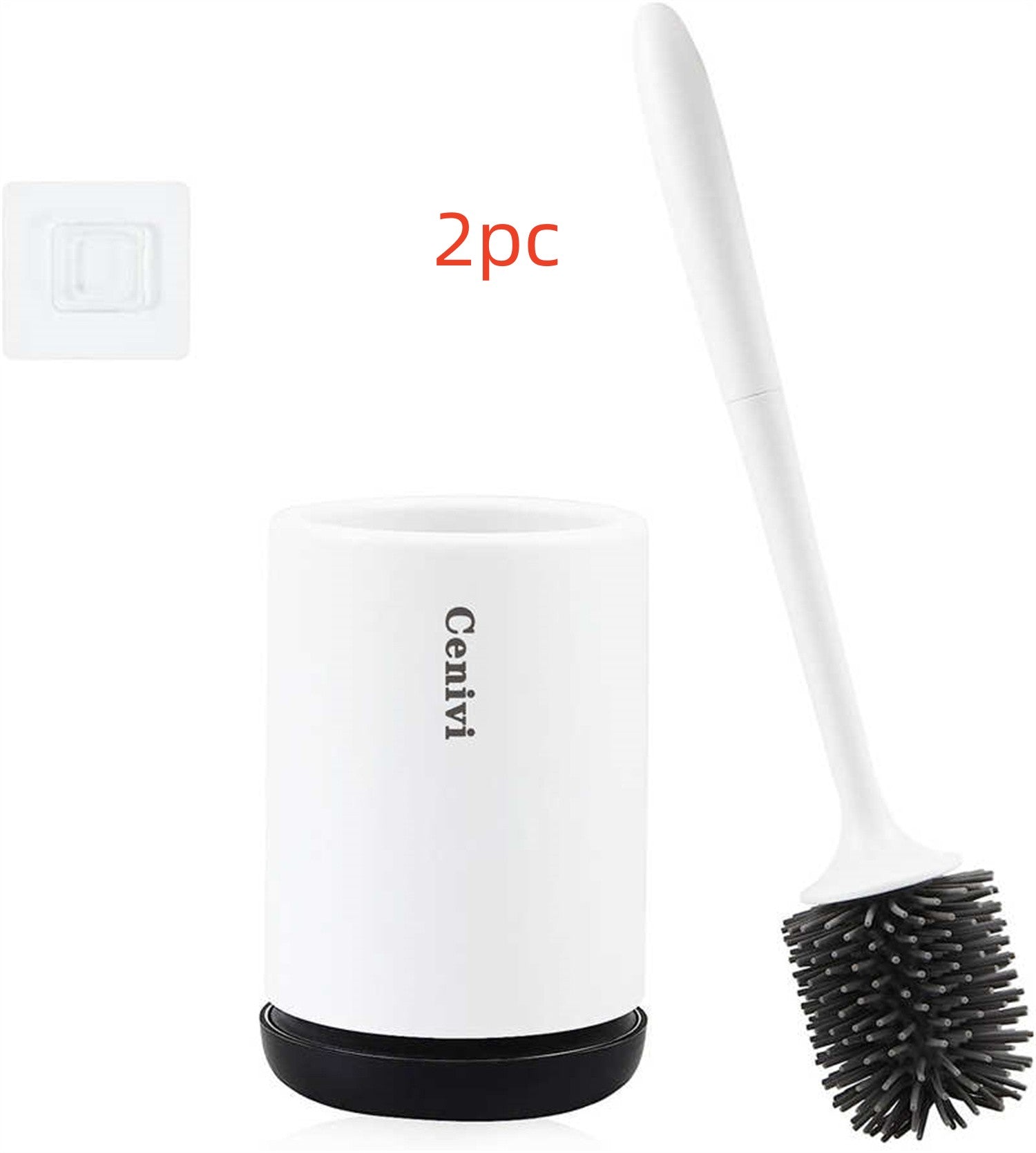 Toilet Brush Set – Durable Bathroom Cleaning Kit with Holder & Ergonomic Handle