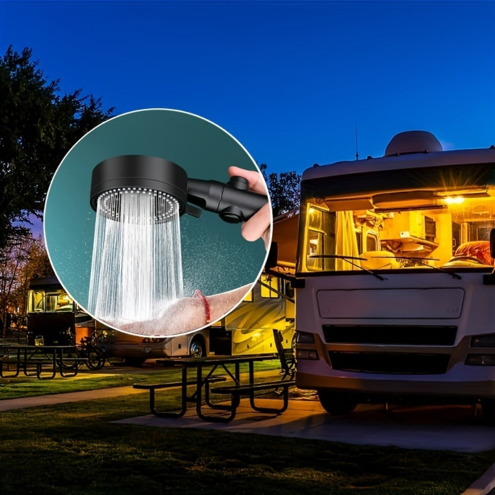 Punch-Free Shower Head Holder – Adjustable Wall Mount Bracket