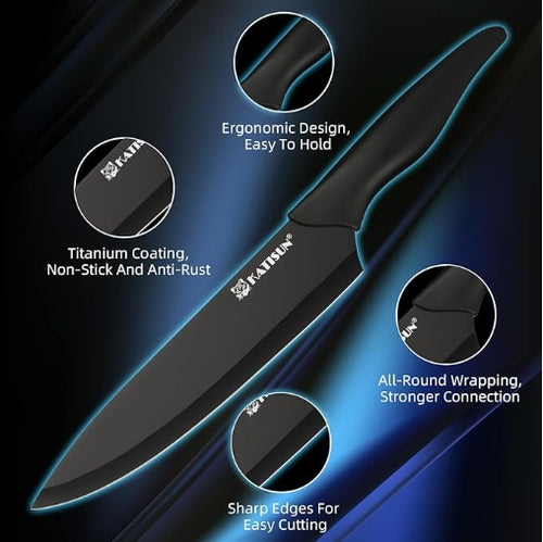 16-Piece Professional German Stainless Steel Knife Set