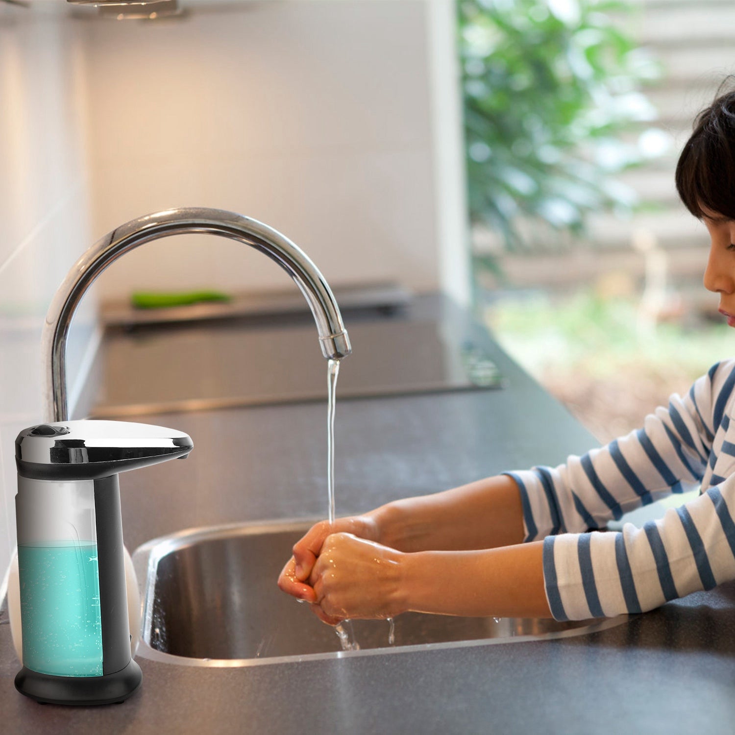 Automatic Soap Dispenser – Touchless Sensor, Adjustable Output